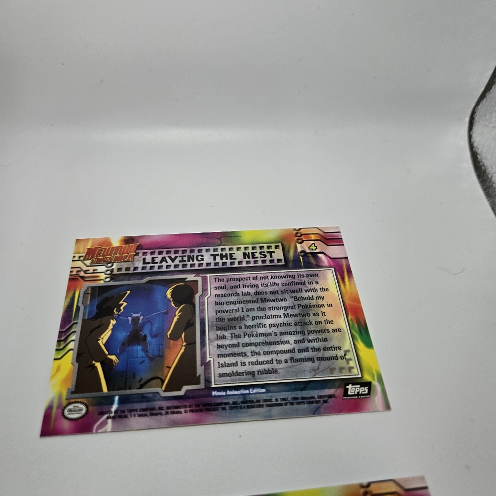 🎬 Pokémon: The First Movie – Opened 8-Card Pack w/ Foil – Vintage Topps - Picture 10 of 17